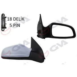 Diş Dikiz Aynasi Sağ Astra H 04 Elektrikli Isitmali Astarli Konveks 5 Fiş Vm-968Ehpr 13312981