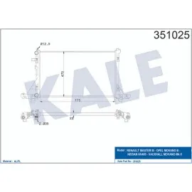 RADYATÖR MASTER III-MOVANO B-NV400 2.3CDTI 10-