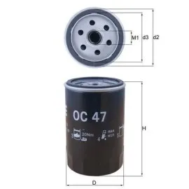 Yağ Filtresi Vw Caddy I 1.5/1.6 83-93, Golf I 1.3/1.5 77-84, Jetta I 1.6/1.8 78-84, Passat 1.3/1.5 73-80