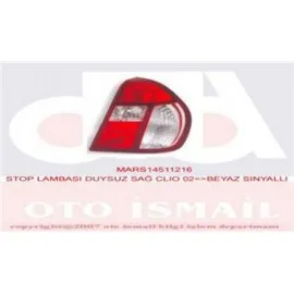 STOP LAMBASI SAĞ DUYSUZ BEYAZ SİNYALLİ [ RENAULT CLIO SYMBOL 2001-2004 ]