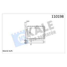 Kalorifer Radyatörü [ Renault R9 , R11 1.4 / 1.7 1981- ]