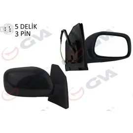 Diş Dikiz Aynasi Sağ Corolla 02 Elektrikli Konveks 3 Fiş Vm-277Er