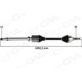 KOMPLE AKS SAĞ FORD TRANSIT CUSTOM V362 UZUN SASE 2.2 TDCI-2.0 TDCI 12-