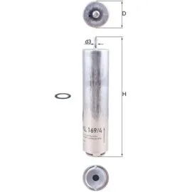 Yakit Filtresi Bmw 1 E81-E87-E82-E88 116D-118D-120D-123D-Bmw 3 E46 330-Bmw 5 E60 520-525-530