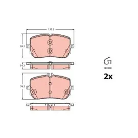 Fren Balatasi On Mercedes W177 V177 W247 C118 X118 H247 X247