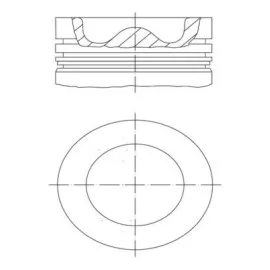 Motor Piston Segman 0.40 75.40Mm Crossland-Crossland-P208-P301-P308-P508-P2008-P3008-P5008-Expert- Traveller-Partner-Berlingo-Jumpy-Spacetourer-C3-C4-Ds3-Ds4-Ds5 1.6 Bluehdi B16Dt-B16Dth 73/85/88Kw/
