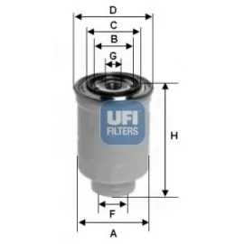Yakit Filtresi Su Ayiricili Nissan Skystar Pick Up 2.5L Yd25Ddti D22 03- / Patrol 2.8L Rd28T Y60 88-97