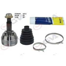 Aks Kafasi Diş Ön Clio Iv 1.5 Dci 12- 75-90Hp - 16- 110Hp 8 Misketli 23X33X49 144Mm