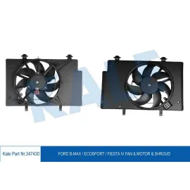 FAN MOTORU DAVLUMBAZLI FORD BMAX 1.5TDCI-1.6TDCI 12 FIESTA V 1.6TDCI 07-09 FIESTA VI 1.4 08