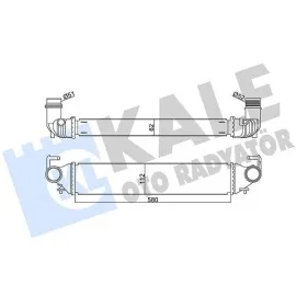 Intercooler Al/pl/brz Fiat 500X-Jeep Renegade