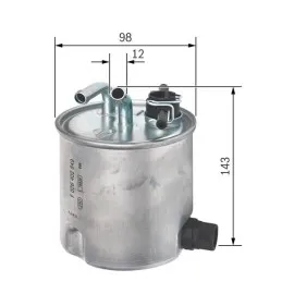 Yakit Filtresi Nissan Navara-Pathfinder 2.5 Dci 05 > Wk9011 X