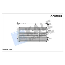 KLİMA RADYATÖRÜ KURUTUCULU [ RENAULT FLUENCE 2008-2010 ]