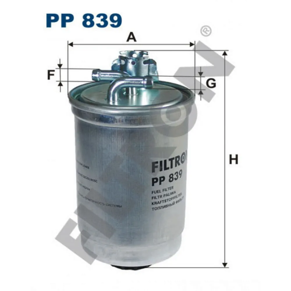 YAKIT FİLTRESİ [ VOLKSWAGEN FORD GALAXY I; SEAT ALHAMBRA, CORDOBA, IBİZA II, TOLEDO; SKODA FELİCİA, PİCK-UP; VOLKSWAGEN, GOLF II/III, JETTA, L 80, LT, PASSAT (35I), POLO II, SHARAN, TRANSPORTER (T3/T4