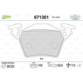 Fren Balatasi Arka Mercedes Vito W638 96 03