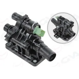 Termostat Komple Plastik Gövdeli 83 C Citroen Berlingo-C3 I-C4-C4 Grand Picasso I-C4 I-C5-C5 Ii Fiat Scudo-Ford C-Max-Fiesta V-Fiesta Vi-Focus C-Max-Focus Ii-Fusion-Mazda 2-3-Peugeot 206 Cc-206