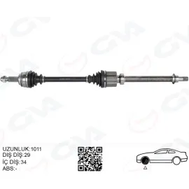 Ön Aks Sağ Renault Kadjar 1.5 Dci A-T 15-