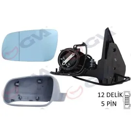 Diş Dikiz Aynasi Sol Golf-Bora 98 Elektrikli Astarli Konveks 5 Fiş Vm-188Al