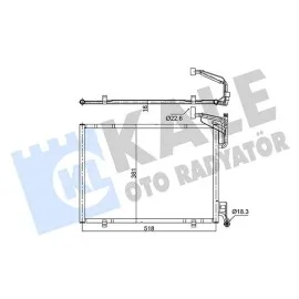 Kondenser Ford Transit Courier 1.0 Ecoboost 14--Tourneo Courier 1.0 Ecoboost 14-