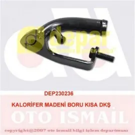 KALORİFER MADENİ BORU KISA DKŞ