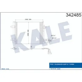 KLİMA RADYATÖRÜ KURUTUCULU [ VOLKSWAGEN CADDY III 1.9 TDI 2003-2008 ]