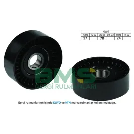 ALTERNATÖR GERGİ RULMANI KÜTÜKSÜZ T5-PASSAT-CADDY-GOLF4/5-JETTA-TOLEDO-LEON-IBIZA 1.6-1.8-2.0