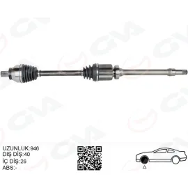 ON AKS SAG KOMPLE S60 II 1.6 D 11 15 S80 II 1.6 D DRIVe 10 15 V70 III 1.6 D 10 15 V60 I 1.6 DRIVe 11 15