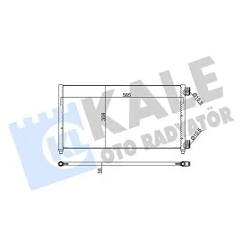 Klima Kondenseri Doblo 01 Idea 04 Punto 03 Ypsilon 06-11 1.3 Jtd-1.9Jtd Al/al 605X305X16