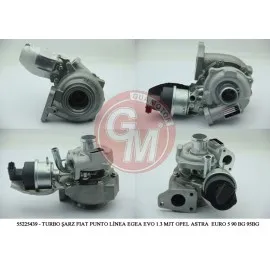 Turbo Şarj Fiat Doblo Punto Linea Egea Evo 1.3 Mjt 75-90-95 Bg Bipper Hdi 75Bg Opel Astra Combo Cor Sa