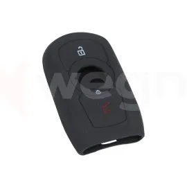 Kontak Anahtar Kumanda Koruyucu Kilif Silikon 3 Tuş Siyah Opel Astra K