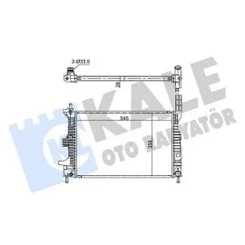 Radyatör Ford Focus Iii 1.5Tdci 14 1.6Tdci 10 C-Max Ii 1.5Tdci 15 Toruneo-Transit Connect 1.5Tdci 1 5 1.6Tdci 13 Kuga Ii 1.5Tdci 16 Mt Brazing 545X358X26 Su Radyatörü
