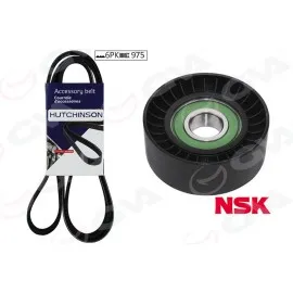 ALTERNATÖR GERGİ KİTİ KÜTÜKSÜZ P206-P307-P1007-C3-C4-FIESTA-FOCUS 1.4-1.6 TDİ-HDİ AC K016PK975