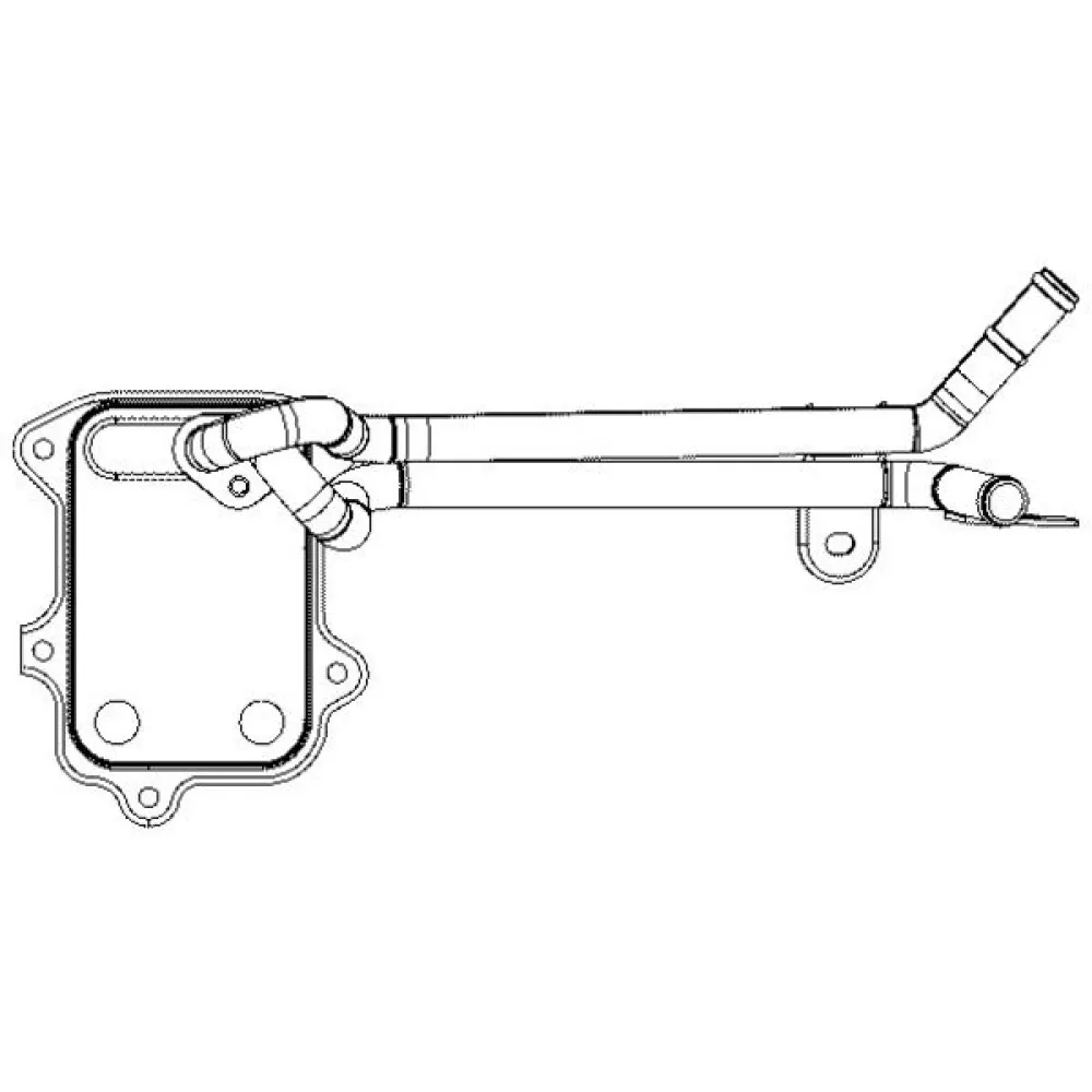8Mo376797-041 Yağ Soğutucusu Vw Eos 1.4Tsi-1.6Fsi 06 Golf V 1.4Fsi-1.4Tsi 03-08