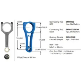 PİSTON KOLU BMW 130I-135I-220I-228I-320I-328I-330I-420I-430I-435I-520I-530I-535I-740I-X1-X3-X4-X5-X6