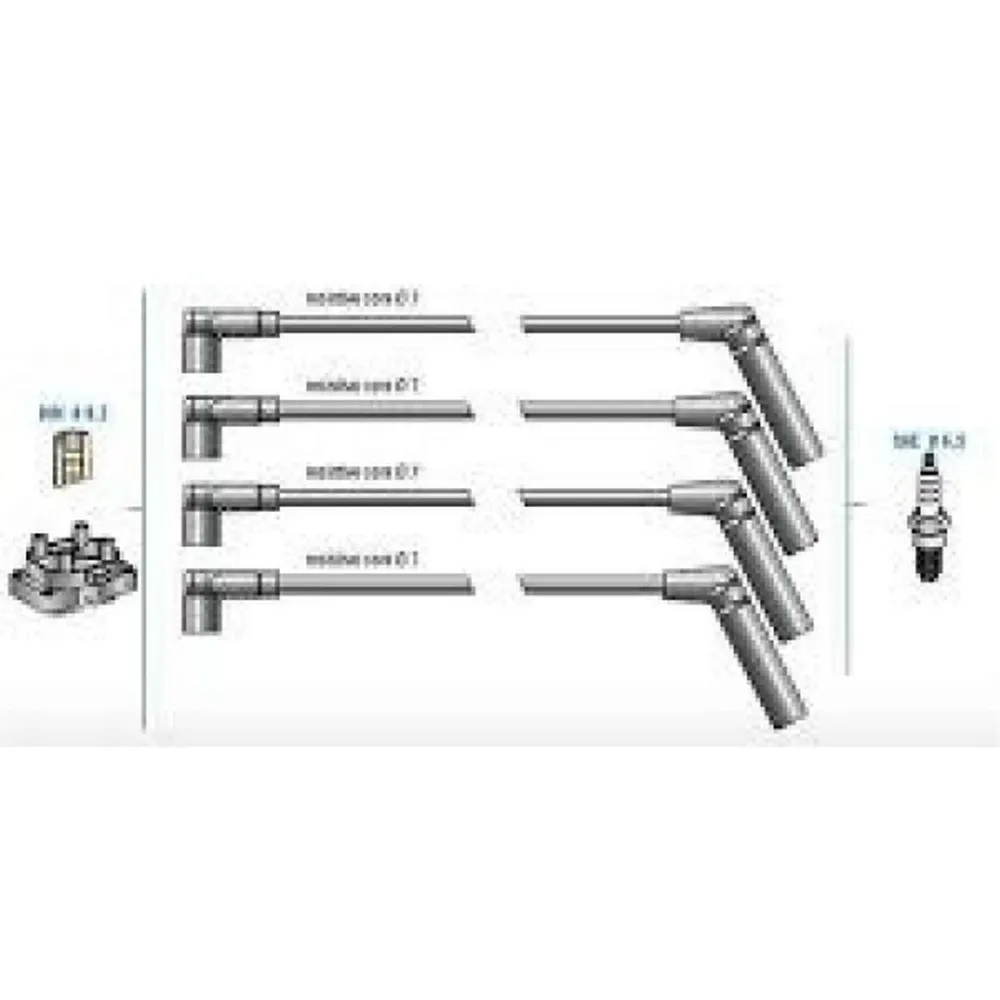 BUJİ BOBİN KABLOSU UNO 70 SX 1.4 94-00 KARBÜRATÖRLÜ MOTOR