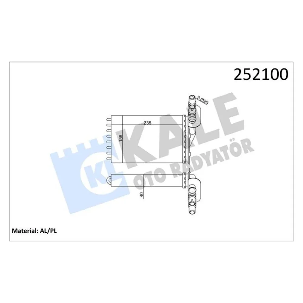 Kalorifer 2 Sira Al Pl Clio Ii-Kangoo 98-