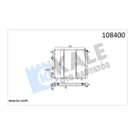 RADYATÖR R19 1.4-1.6 ENJ 2 SIRA CU PL SİSTEM