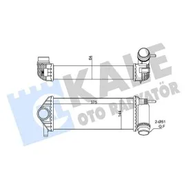 Turbo Radyatörü Kangoo Iii 2010 Klipsli Geçmeli