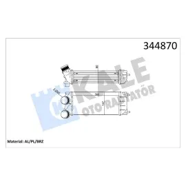 Turbo Radyatörü Intercooler P308-P3008-P5008-Partner Tepee-C4-Ds4-Berlingo Iii 300X150 Al/pl/brz