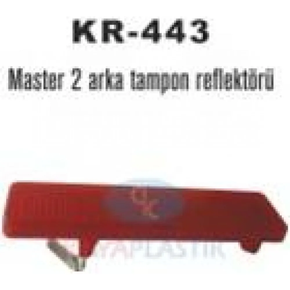 Arka Tampon Reflektörü Master Ii-Trfaic Ii-Iii-Movano