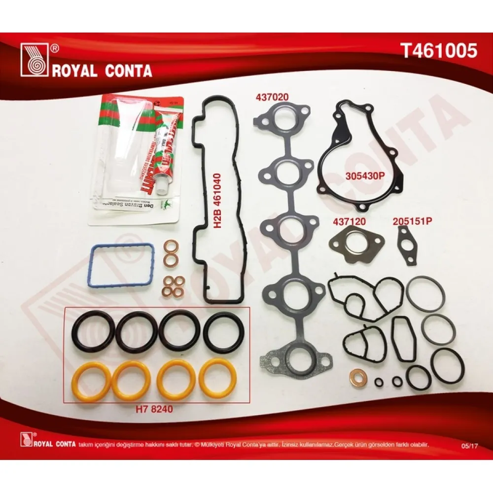 Motor Takim Contasi Skc-Keçe-S.lastiği Bulunmamaktadir Focus-Fusion 1.6 Tdci-Peugeot 1.6 Hdi