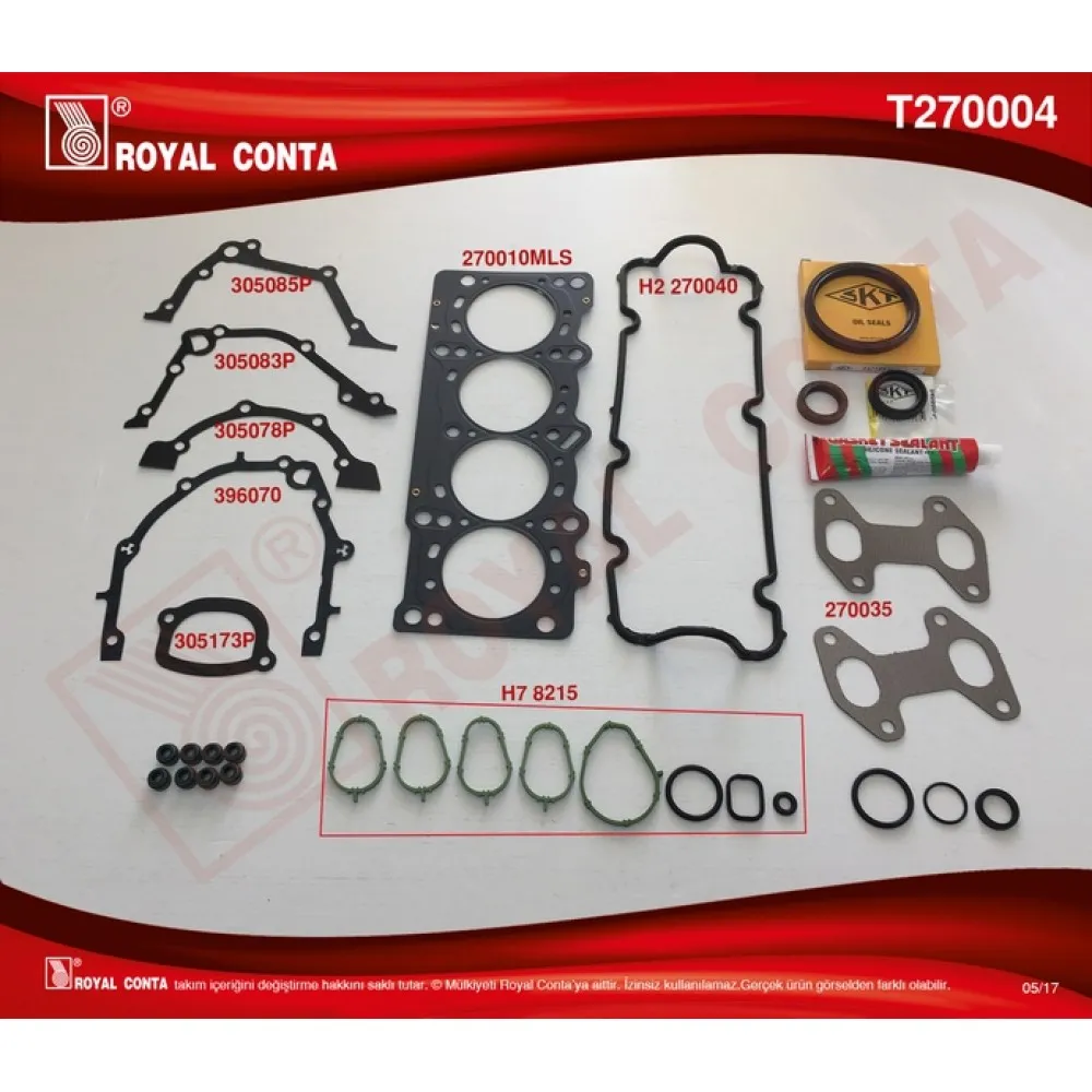 Motor Takim Conta Skt Keçeli/sub.lastikli Palio 1.2 8V 60-65 Hp