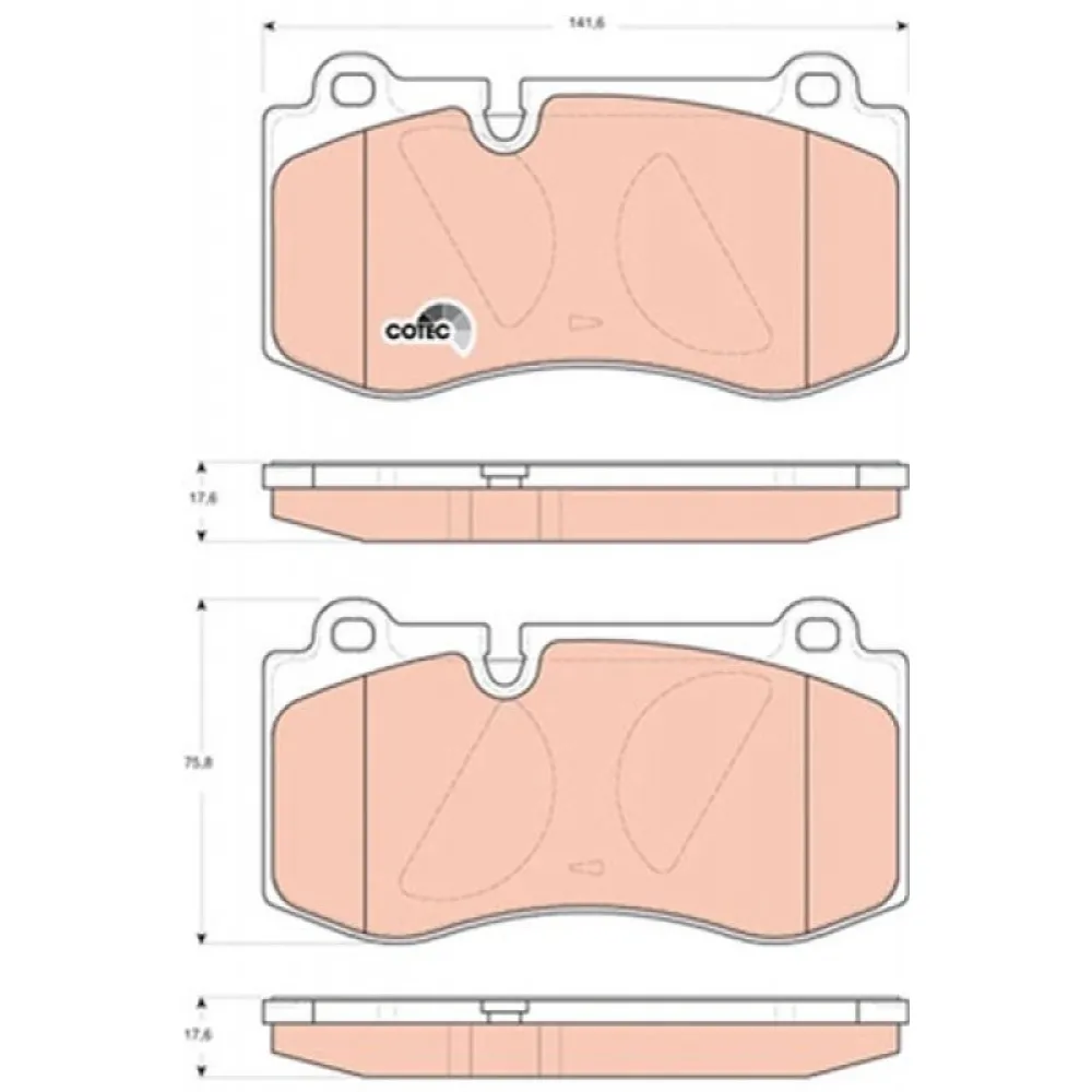 Ön Balata Mercedes E280-E350-E280-E420-S350-S450-S450-S500-S320-Cl500 4-Matic 06 W211 W221 R230