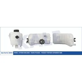 GENLESME KAVANOZU KAPAKLI BERLINGO 1.6 HDI-BERLINGO BOX 1.6 HDI RADYATÖR EK SU DEPOSU