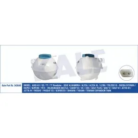 GENLESME KAVANOZU KAPAKLI CADDY III-GOLF V-VI-PLUS-JETTA III-IV-PASSAT-SHARAN-TIGUAN-TOURAN-A3-Q3