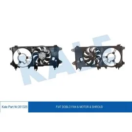 FAN MOTORU DAVLUMBAZLI FIAT DOBLO 1.3 MJET 03 1.9JTD 01 EURO III TEK MOTORLU KLİMASIZ