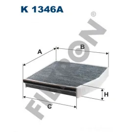 POLEN FİLTRESİ KARBONLU MERCEDES A SERİSİ W176 12-18, B SERİSİ W246 11-18, CLA COUPE C117 13-19, GLA X156 13-