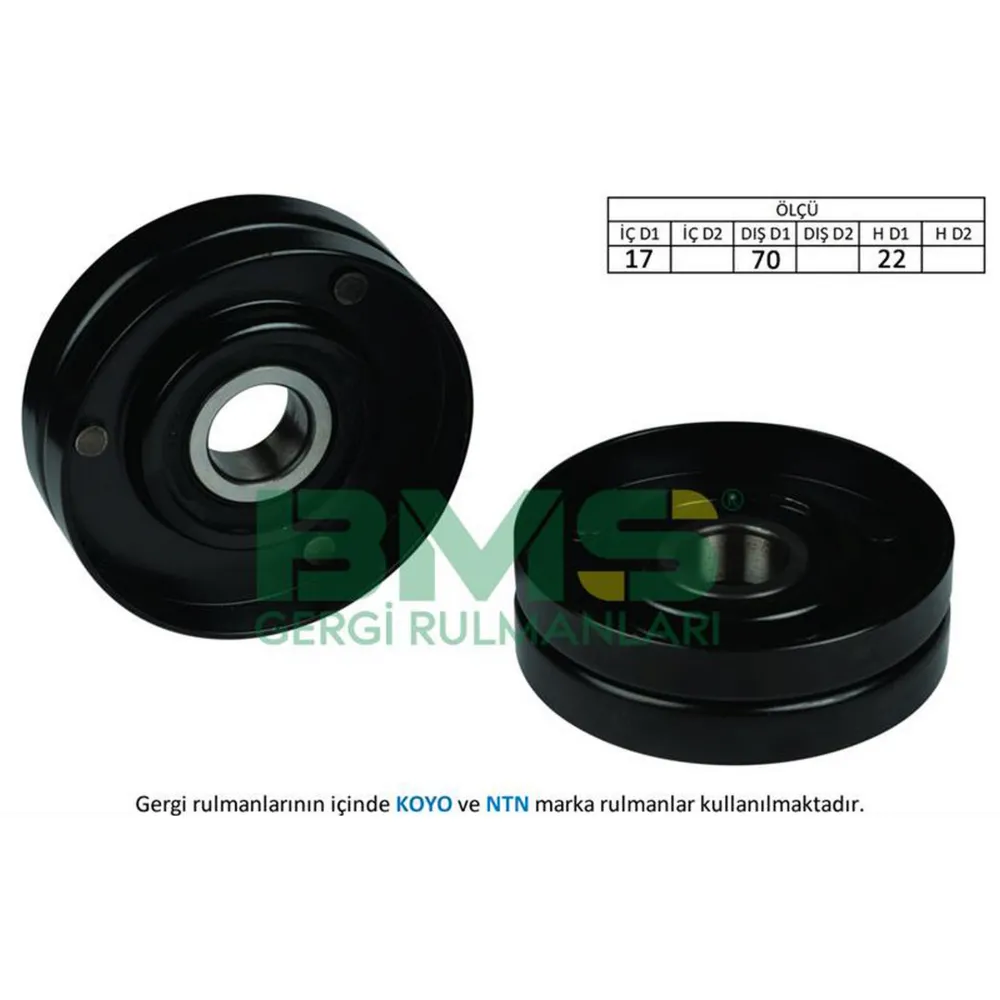 ALTERNATÖR GERGİ RULMANI ROVER VOYAGER I CHRYSLER 825D 17x70x22