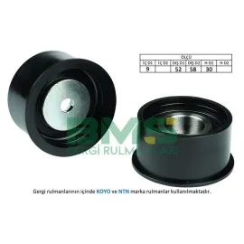 EKSANTRİK GERGİ RULMANI ASTRA F 93-01 - VECTRA A 89-00 1.8i 16V-2.0i 16V- OMEGA B 2.0 16V 94-03