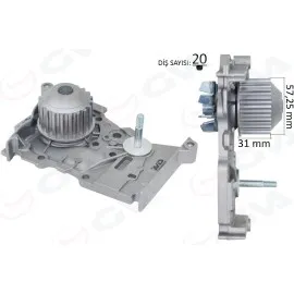 Devirdaim Clio Iii-Kangoo 01 Megane Ii-Iii-Laguna Ii-Iii-Scenic Ii-Iii-Fluence 10 Logan 08 Dokker 13 1.6 16V 7700274330-210103373R-8200146297-82004288200582675-2101000Q1A 7700105378