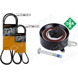 TRİGER SETİ 122x26.5-077x210 TRANSPORTER T4 2.4D 90-03 AJA K065323XS 2 KAYIŞ 1 GERGİ